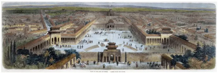 Framed Print : View of the City of Peking Taken from the South, China, mid 19th century. Artist