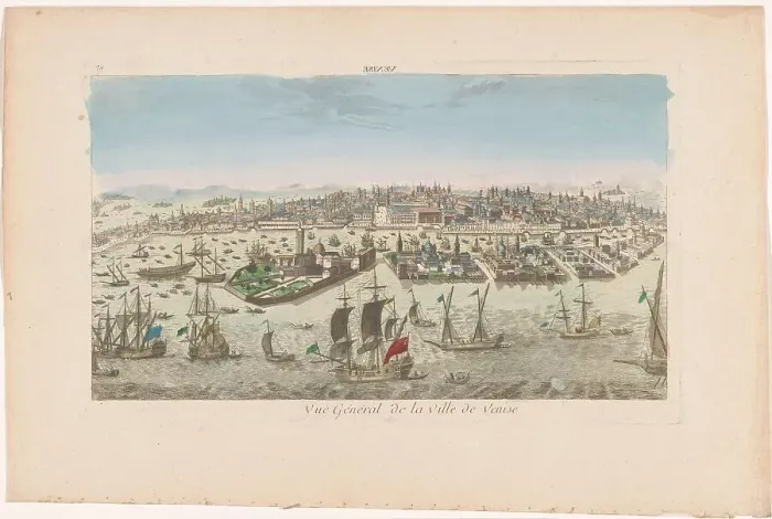 Framed Print : View of the city of Venice, 1700-1799. Creator: Anon Framed Print : View of the city of Venice, 1700-1799. Creator: Anon