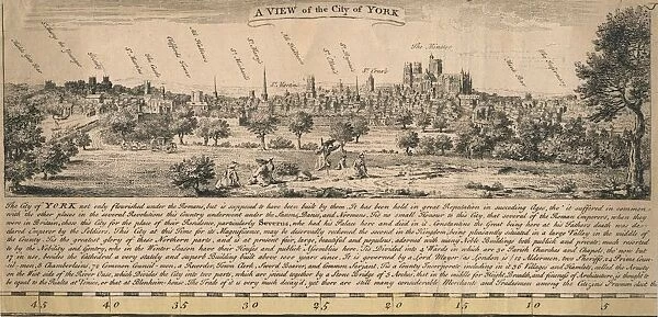 A View of the City of York, c1770s. Creator: Unknown