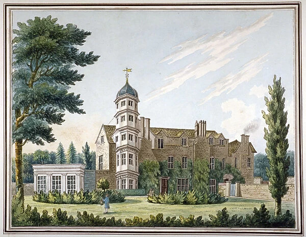 View of Clapham Manor House and its garden, Clapham, London, c1800