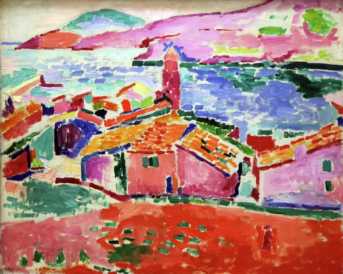 Framed Print : View of Collioure, c1905. Creator: Henri Matisse. View of Collioure, c1905. Creator: Henri Matisse Framed Print : View of Collioure, c1905. Creator: Henri Matisse. View of Collioure, c1905. Creator: Henri Matisse