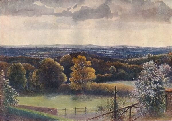 View from Coneyhurst Hill, Ewehurst, 1911, (1914). Artist: Jamess Ogilvy