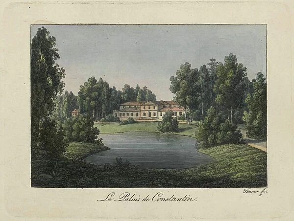 View of the Constantine Palace in Pavlovsk, 1810s