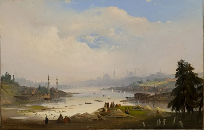 Framed Print : View of the Constantinople, 1843 Framed Print : View of the Constantinople, 1843