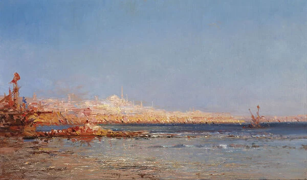 View of Constantinople, c. 1911. Artist: Ziem, Felix-Francois George (1821-1911)