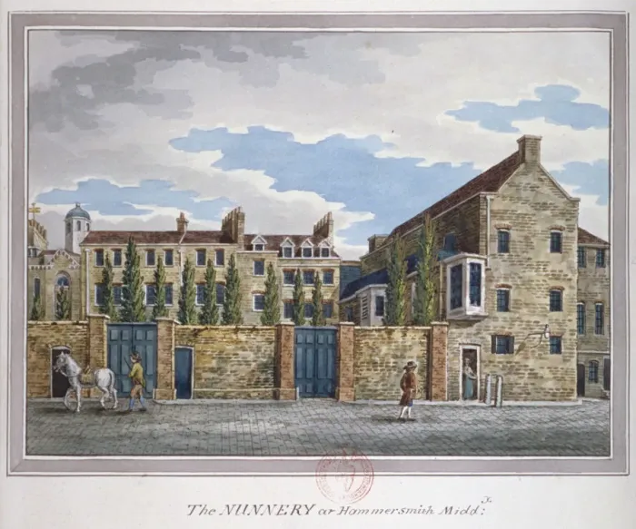 Framed Print : View of the Convent of the Sacred Heart on Hammersmith Road, London, c1794 Framed Print : View of the Convent of the Sacred Heart on Hammersmith Road, London, c1794