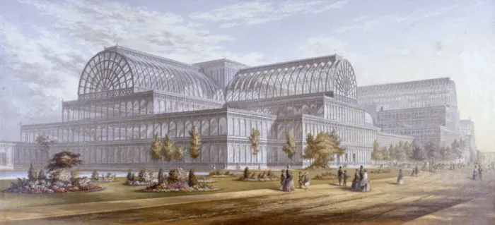 Framed Print : View of the Crystal Palace and its surrounding park, Sydenham, Bromley, London, 1854 Framed Print : View of the Crystal Palace and its surrounding park, Sydenham, Bromley, London, 1854