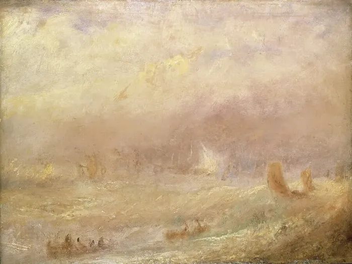 Framed Print : A View of Deal, early-mid 19th century. Creator: JMW Turner Framed Print : A View of Deal, early-mid 19th century. Creator: JMW Turner