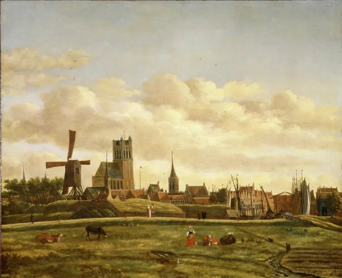 Framed Print : View of Den Briel, between 1658 and 1660. Creator: Daniel Vosmaer Framed Print : View of Den Briel, between 1658 and 1660. Creator: Daniel Vosmaer
