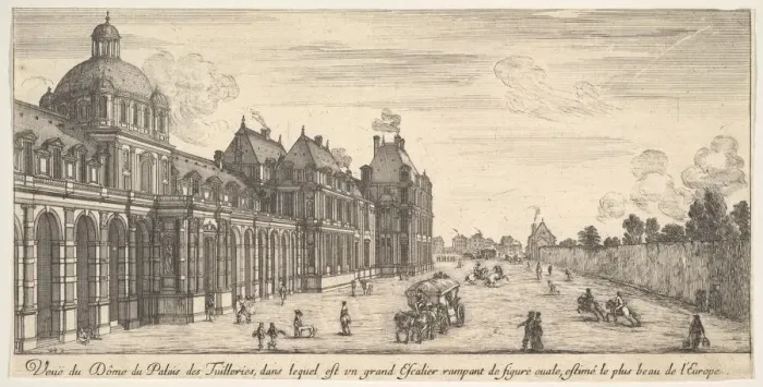 Framed Print : View of the dome of the Palace of the Tuilleries, from Various views of remarkable pla Framed Print : View of the dome of the Palace of the Tuilleries, from Various views of remarkable pla