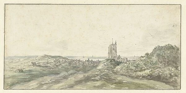View of Egmond aan Zee, 1606-1656. Creator: Jan van Goyen