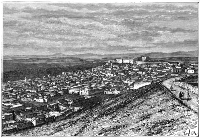 Framed Print : View of El Kef, Tunisia, c1890. Artist: Hildibrand Framed Print : View of El Kef, Tunisia, c1890. Artist: Hildibrand