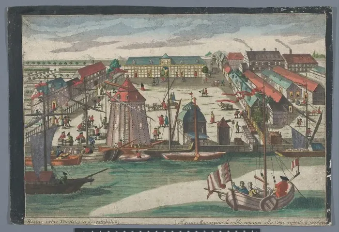 Framed Print : View of the entrance to the Aya Sophia mosque in Constantinople, 1742-1801. Creator: Anon Framed Print : View of the entrance to the Aya Sophia mosque in Constantinople, 1742-1801. Creator: Anon