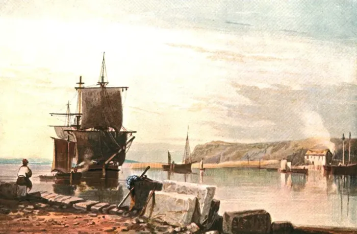 Framed Print : View on the Exe, (c1900). Creator: Unknown Framed Print : View on the Exe, (c1900). Creator: Unknown