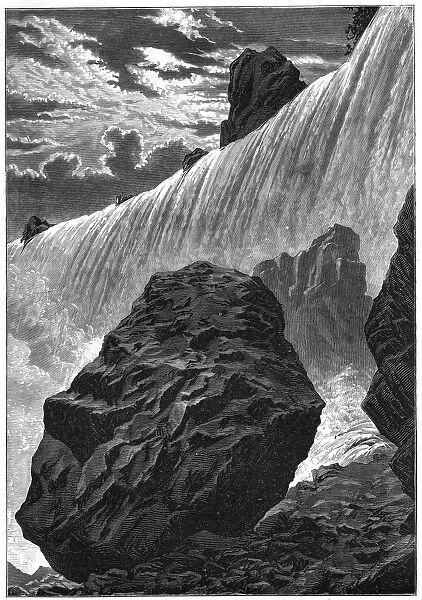 View of the falls of Niagara, 1877