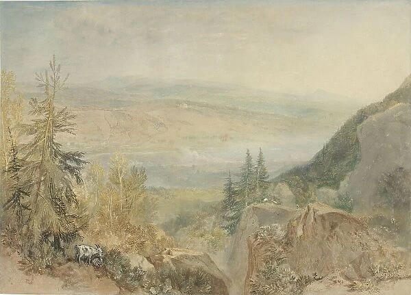 View of Farnley Hall in Yorkshire, 1808-1825. Creator: JMW Turner