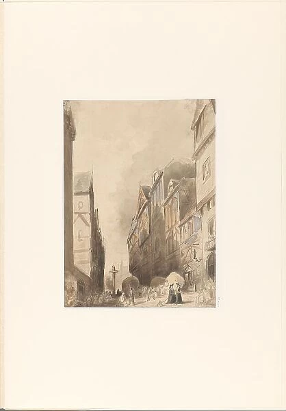 View in a foreign city, 1880. Creator: Jan Diederikus Kruseman