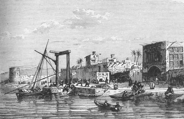 Framed Print : View of the Fort of Bushire, c1891. Creator: James Grant Framed Print : View of the Fort of Bushire, c1891. Creator: James Grant