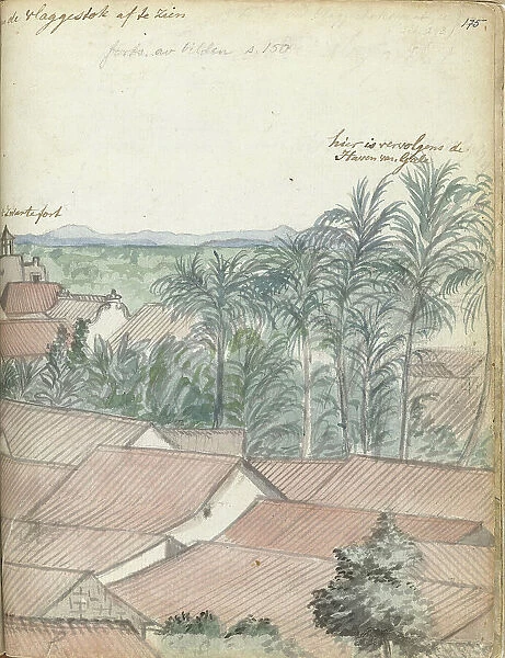 View over Galle, 1785-1786. Creator: Jan Brandes