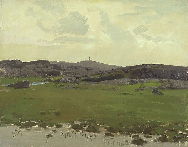 View of Galtrö. Study, late 19th-early 20th century. Creator: Leopold Otto Strützel