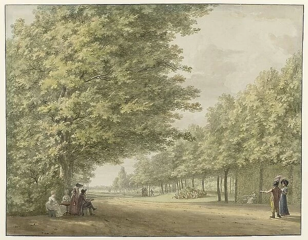 View of the gardens of the Zandbergen country estate, 1754-1820. Creator: Hermanus Numan