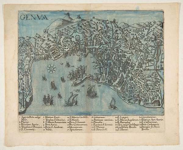 View of Genoa, 1604. Creator: Unknown