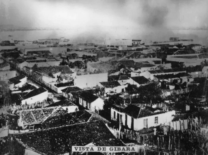 Framed Print : View of Gibara, (1898), 1920s Framed Print : View of Gibara, (1898), 1920s