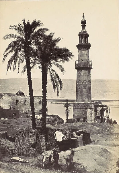 View at Girgeh, 1857. Creator: Francis Frith