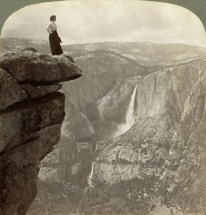 Framed Print : View from Glacier Point, Yosemite Valley, California, USA, 1902. Artist: Underwood & Underwood Framed Print : View from Glacier Point, Yosemite Valley, California, USA, 1902. Artist: Underwood & Underwood
