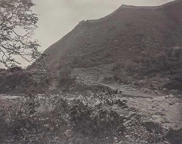 View of the Great Wall, China, c. 1871. Creator: John Thomson (Scottish, 1837-1921)