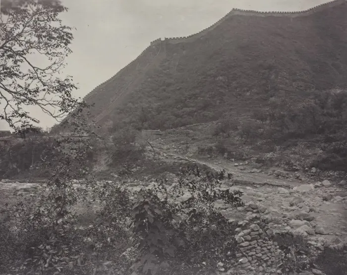 Framed Print : View of the Great Wall, China, c. 1871. Creator: John Thomson (Scottish, 1837-1921) Framed Print : View of the Great Wall, China, c. 1871. Creator: John Thomson (Scottish, 1837-1921)