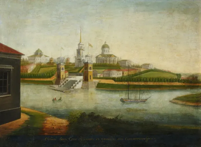 Framed Print : View of the Gruzino estate, Early 1820s Framed Print : View of the Gruzino estate, Early 1820s