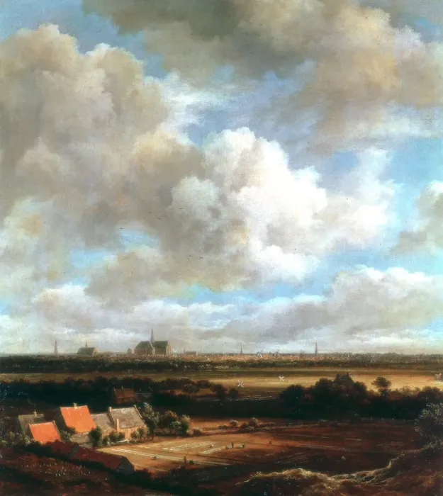 Framed Print : View of Haarlem, 1670. Artist: Jacob van Ruisdael Framed Print : View of Haarlem, 1670. Artist: Jacob van Ruisdael