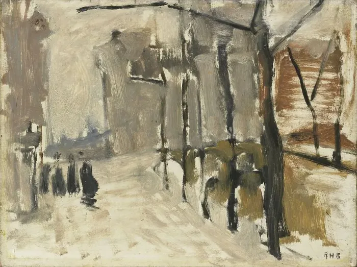Framed Print : View in the Hague (?), c.1880-c.1923. Creator: George Hendrik Breitner Framed Print : View in the Hague (?), c.1880-c.1923. Creator: George Hendrik Breitner