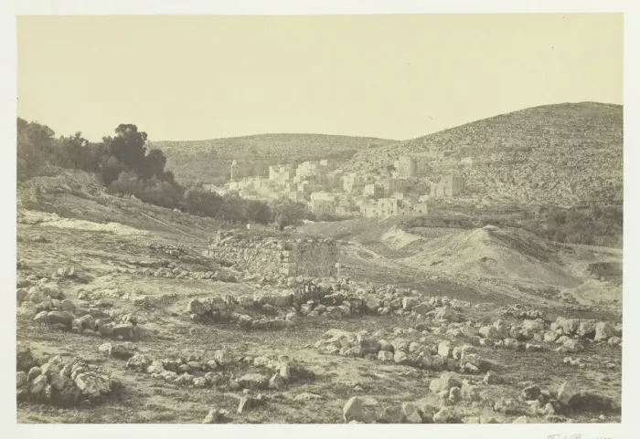 Framed Print : View at Hebron, 1857. Creator: Francis Frith