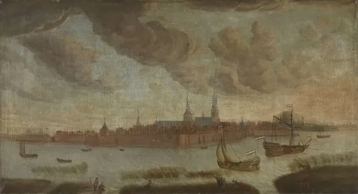 Framed Print : View of Heusden, c.1640-c.1660. Creator: Anon Framed Print : View of Heusden, c.1640-c.1660. Creator: Anon
