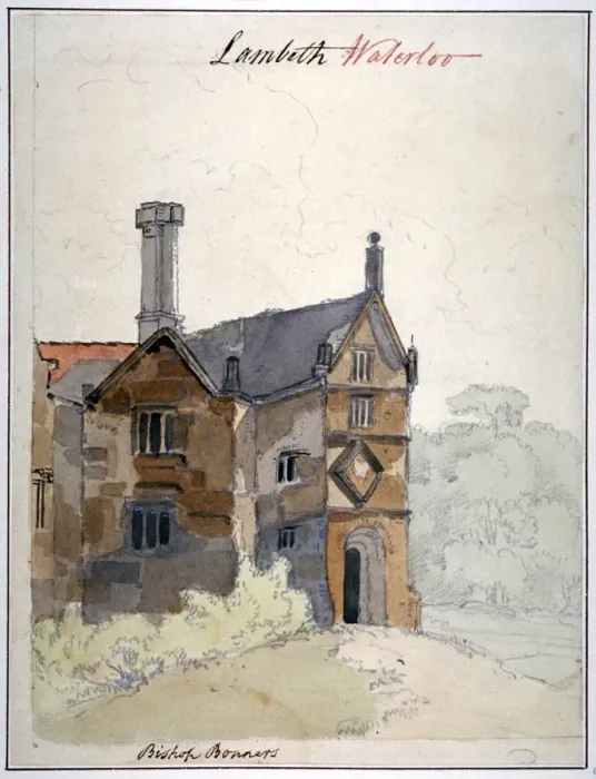 Framed Print : View of a house in Lambeth Marsh, London, c1825 Framed Print : View of a house in Lambeth Marsh, London, c1825