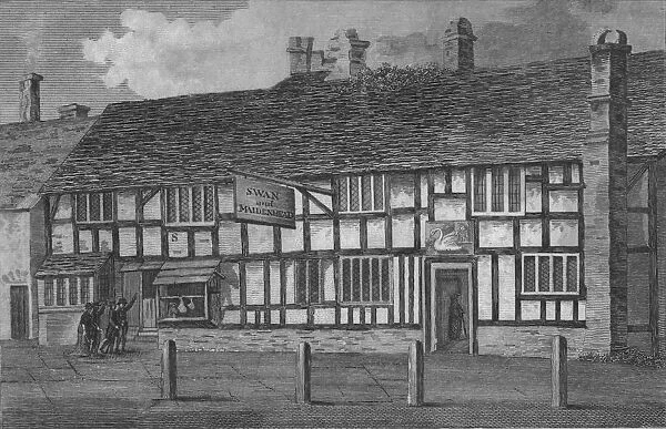 A view of the house in which William Shakespeare was born, 1806. Artist: James Basire II