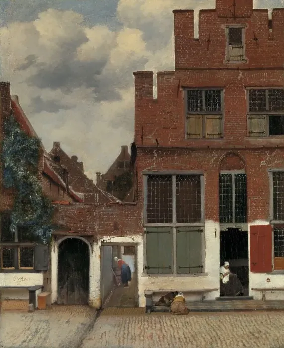 Framed Print : View of Houses in Delft, Known as ‘The Little Street, c.1658. Creator: Jan Vermeer Framed Print : View of Houses in Delft, Known as ‘The Little Street, c.1658. Creator: Jan Vermeer