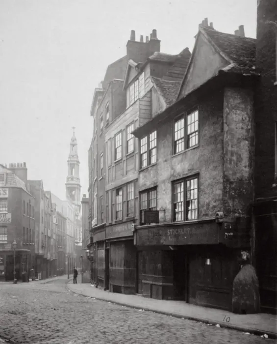 Framed Print : View of houses in Drury Lane, Westminster, London, 1876 Framed Print : View of houses in Drury Lane, Westminster, London, 1876
