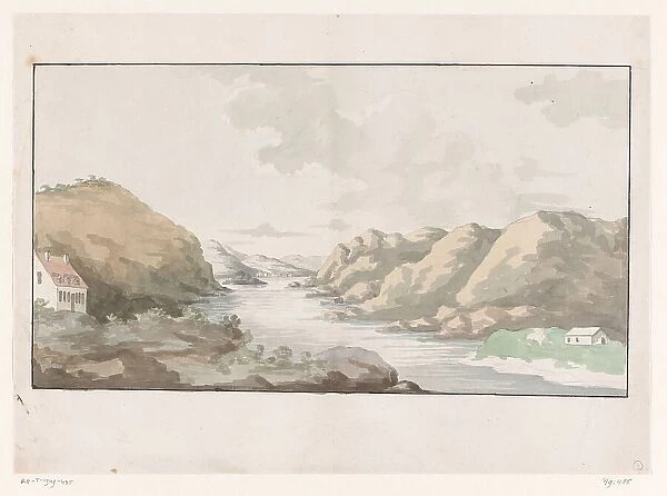 View of the Hudson River, 1700-1800. Creator: Anon