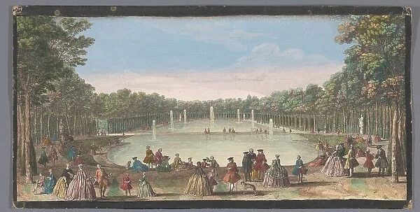 View of the Île Royale in the garden of Versailles, 1700-1799. Creators: Anon, Jacques Rigaud