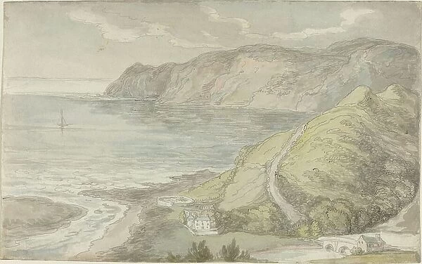 View from the Inn at Lynton, probably 1811. Creator: Thomas Rowlandson