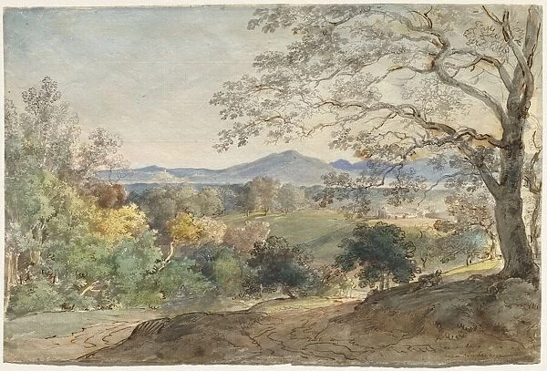 A View across the Inn Valley to the Alps and Neubeuern, c. 1790