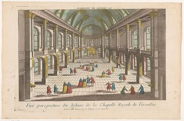 View of the interior of the Palace of Versailles, 1700-1799. Creator: Anon