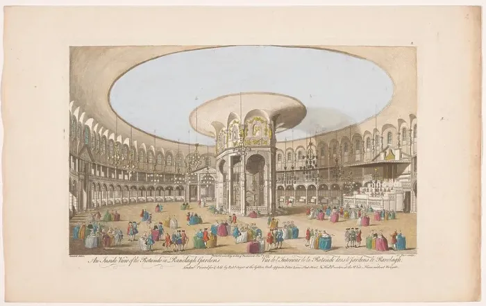 Framed Print : View of the interior of the Rotunda in London's Ranelagh Gardens, 1751. Creator: Nathaniel Parr Framed Print : View of the interior of the Rotunda in London's Ranelagh Gardens, 1751. Creator: Nathaniel Parr