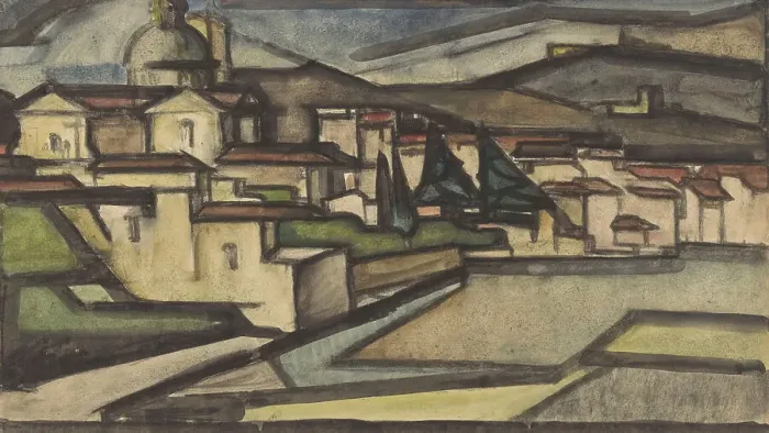 Framed Print : View of an Italian city, 1920-1945. Creator: Reijer Stolk Framed Print : View of an Italian city, 1920-1945. Creator: Reijer Stolk