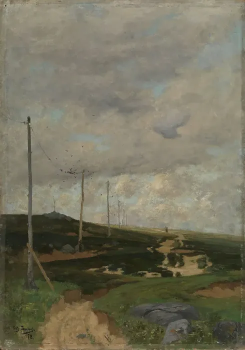 Framed Print : View from Jaeren, 1878. Creator: Frits Thaulow