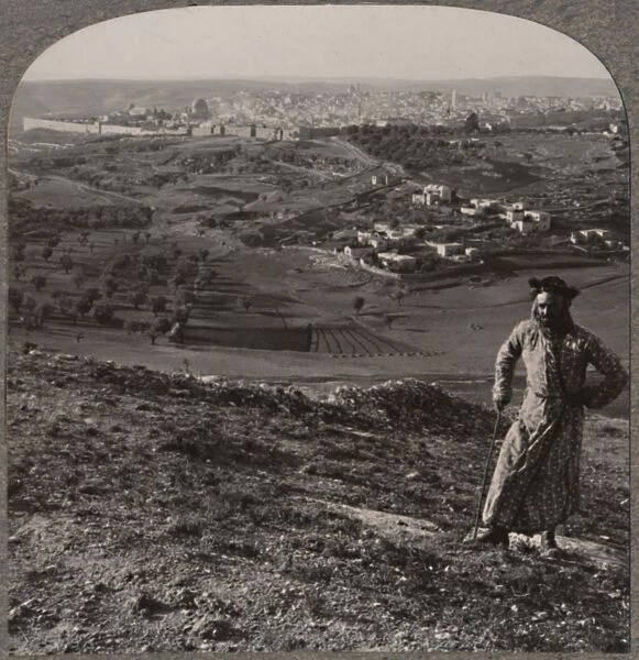 View of Jerusalem from Mount Scopus, c1900