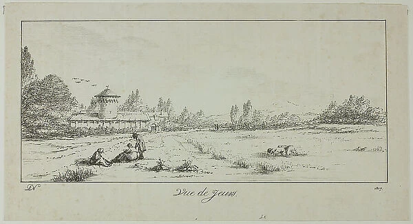 View of Jeurs, 1817. Creator: Vivant Denon